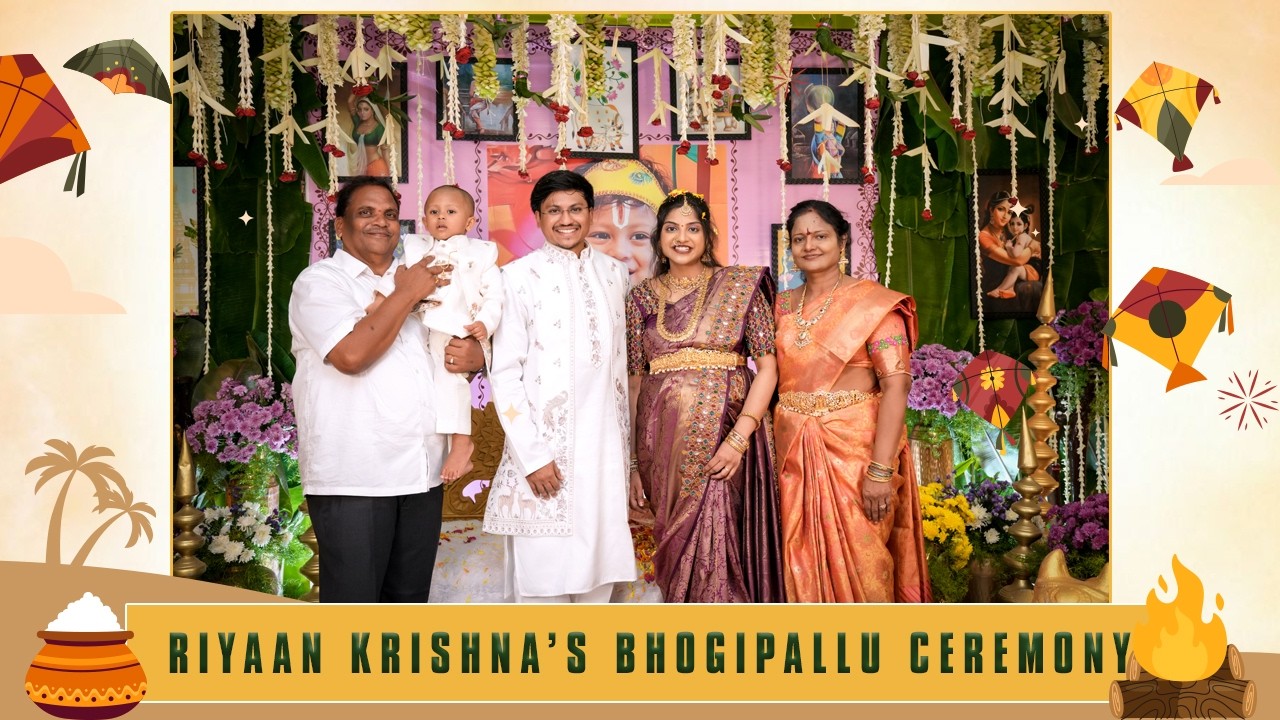 Riyaan krishna's Bhogipallu ceremony