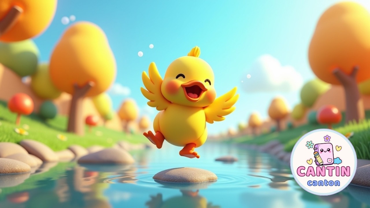 Letra da canção:🎵🦆 Pato Explorador | Música Infantil para Aprender e Brincar 🌈✨