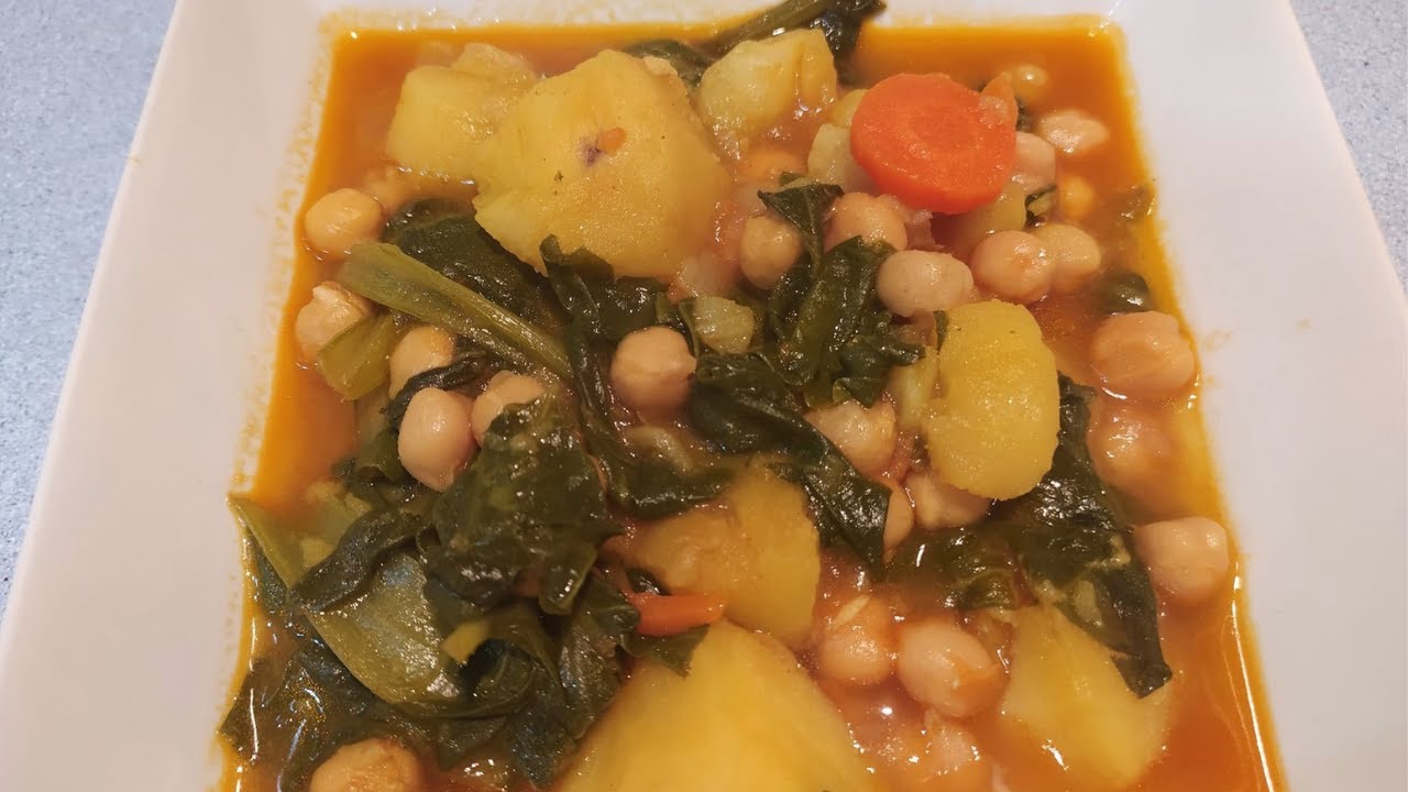 POTAJE de GARBANZOS con ACELGAS 🥕🔝