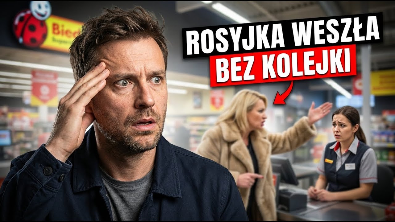 Rosyjka weszła bez kolejki i obraziła kasjerkę - pokazałem ochronie nagranie i wszyscy bili brawo