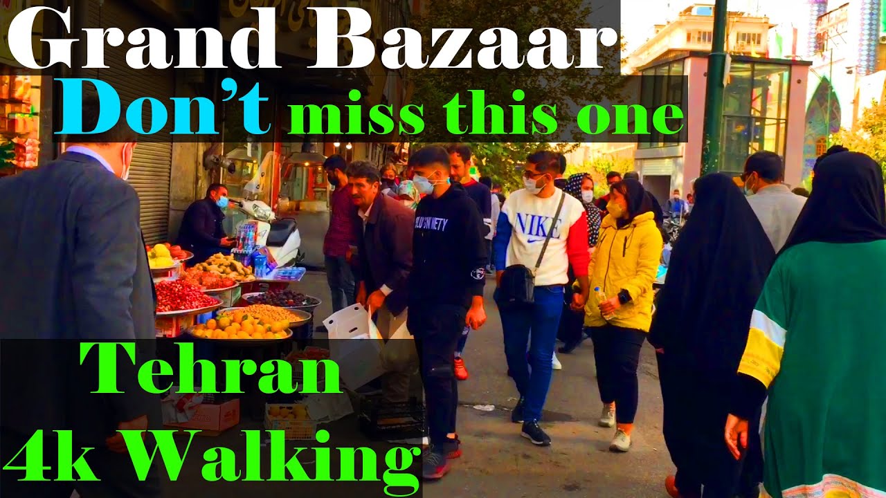 [Tehran 2021] ,Iran 2021 |Walking Tour of Grand Bazaar in Tehran city /بازار بزرگ تهران