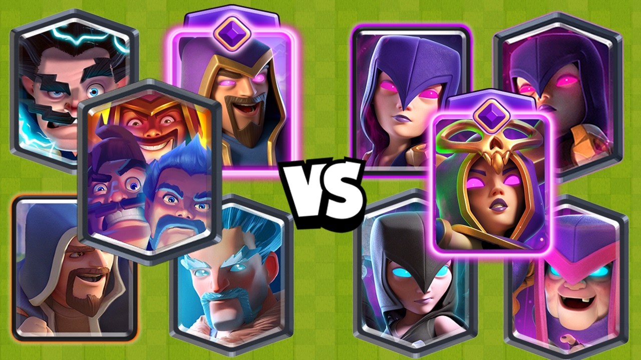 MAGOS vs BRUJAS | CUAL ES mas FUERTE? | CLASH ROYALE