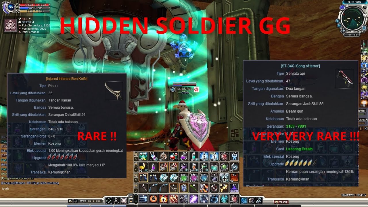 HIDDEN SOLDIER X SONG OF TERROR+6 (VERYRARE)#REVIEWCHAR PART 9 RF CLASSIC OMEGA
