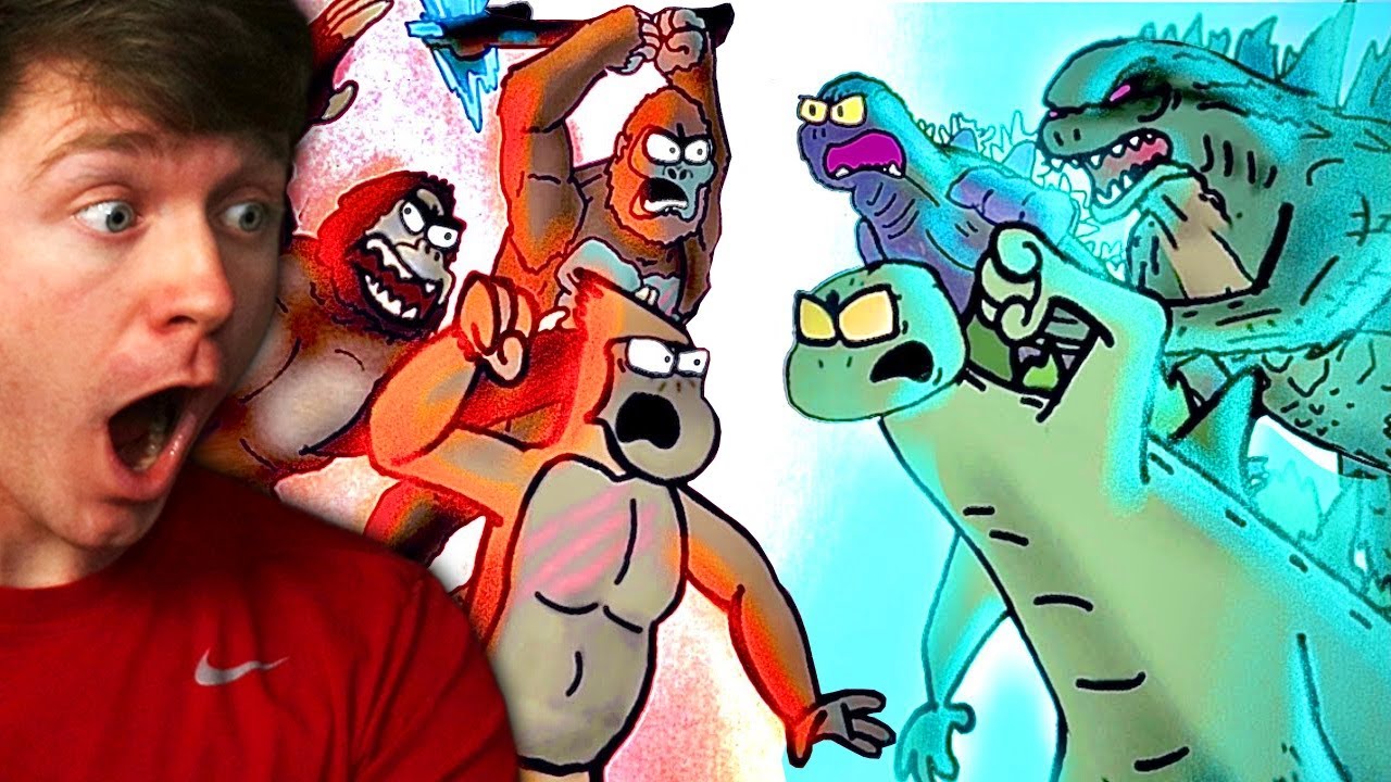 Reacting to the BEST GODZILLA vs MONKEY ANIMATION EVER!!