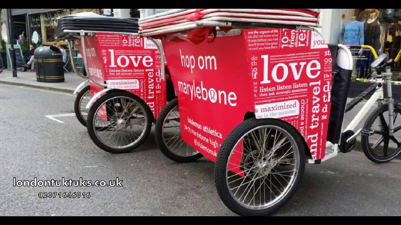 Rickshaws London