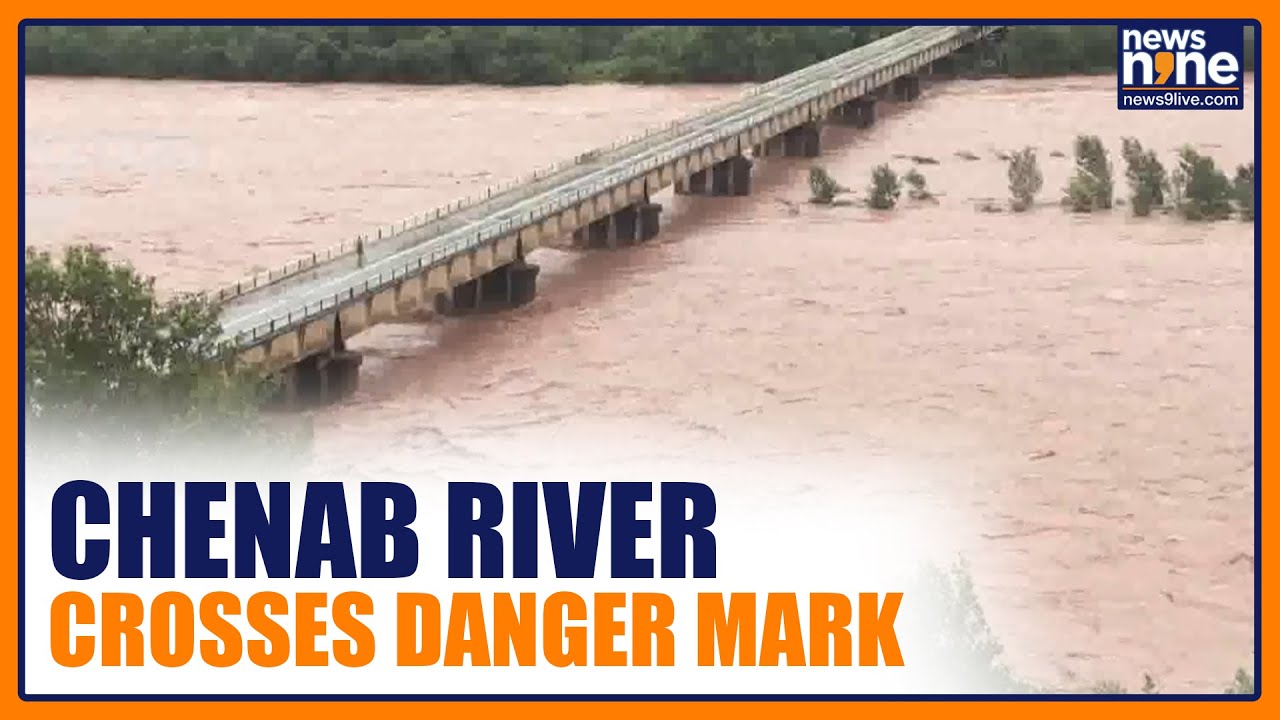 Jammu and Kashmir Floods: River Chenab in Spate After Heavy Rainfall | Reasi J&K Flood | News9