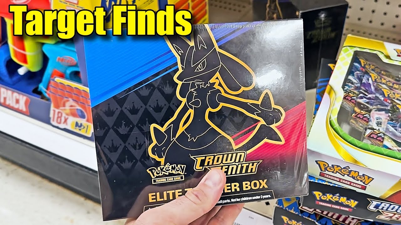 Target Got Crown Zenith Elite Trainer Boxes and They’re Going Fast!