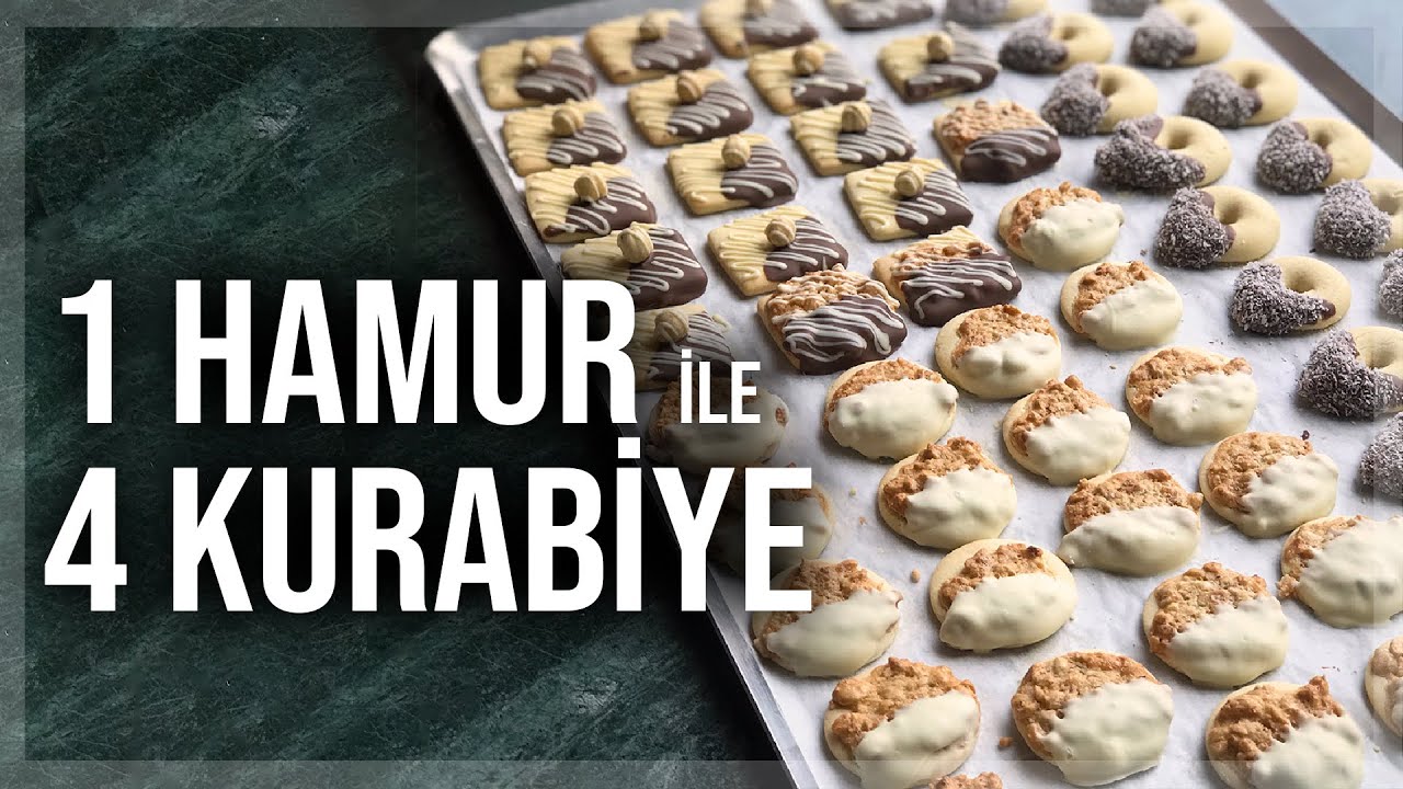 1 Hamur ile 4 Kurabiye