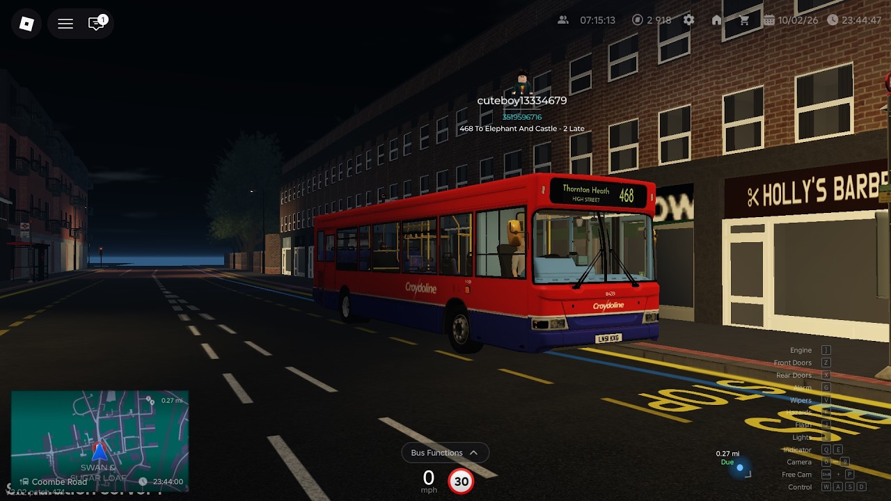 Playing in Croydon, I ran a red light and got stopped!