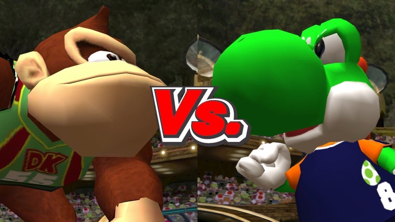 Super Mario Strikers - Donkey Kong/Hammer Bros Vs. Yoshi/Toad