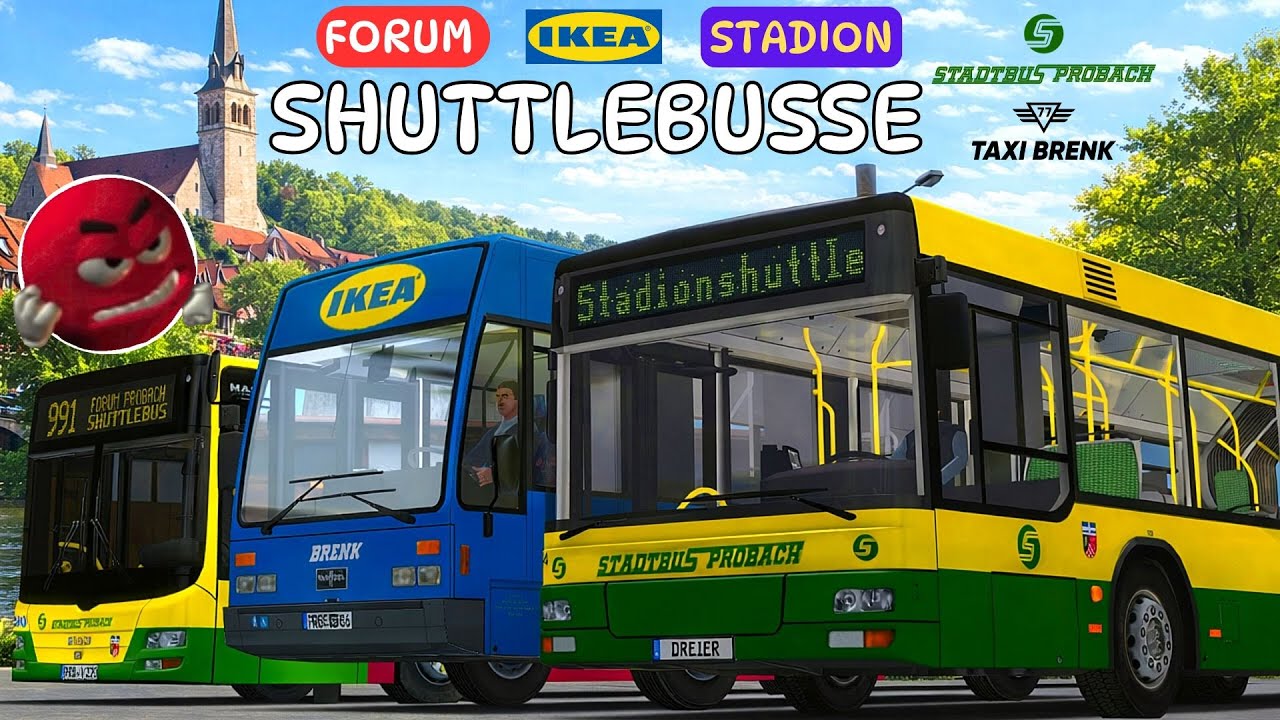 OMSI 2 🚌 - DREI AUF EINEN STREICH! 🔥 Shuttlebusse in Probach! - Let's Play Omsi 2 [#1041]