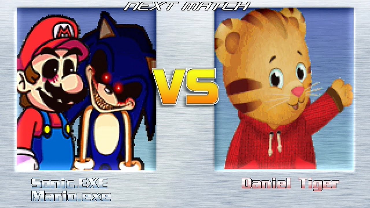 M.U.G.E.N BATTLES | Sonic.EXE/Mario.EXE vs Daniel Tiger