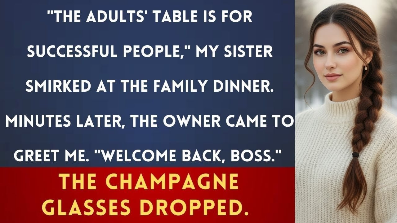 They Made Me Sit At The Kids' Table—Then Found Out Who Bought The Restaurant