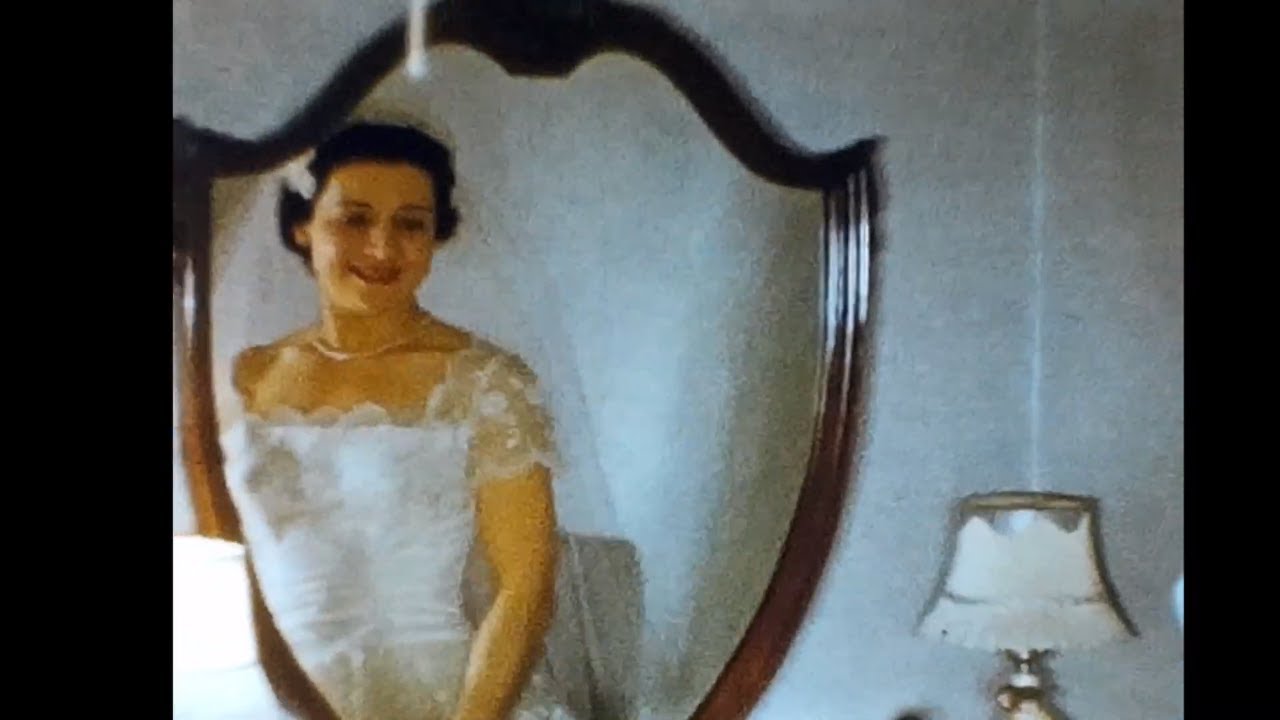 1950's Happy Bride - Wedding and Reception Vintage Home Video Footage