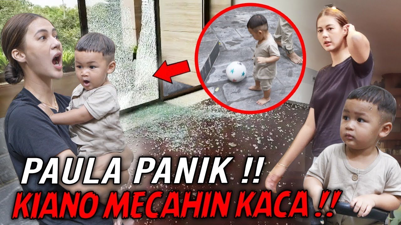 KIANO MAIN BOLA DI RUMAH, PECAHIN KACA ‼️ PAULA TEPOK JIDAT ‼️