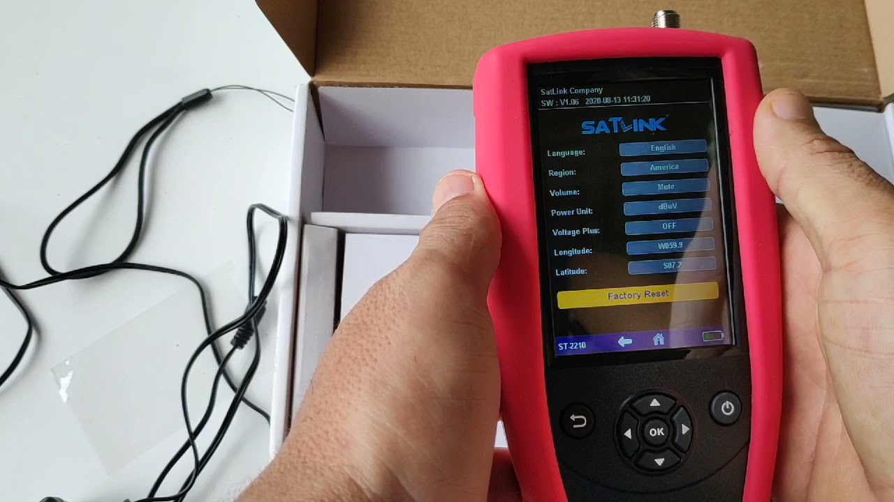 Configuração SatLink ST-2210