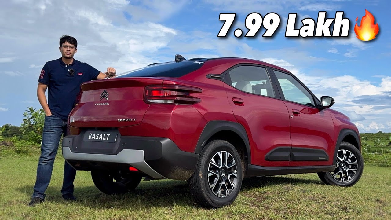 Tata Curvv Darna Nahi😂 2024 Citroen Basalt Max Turbo AT Drive Review