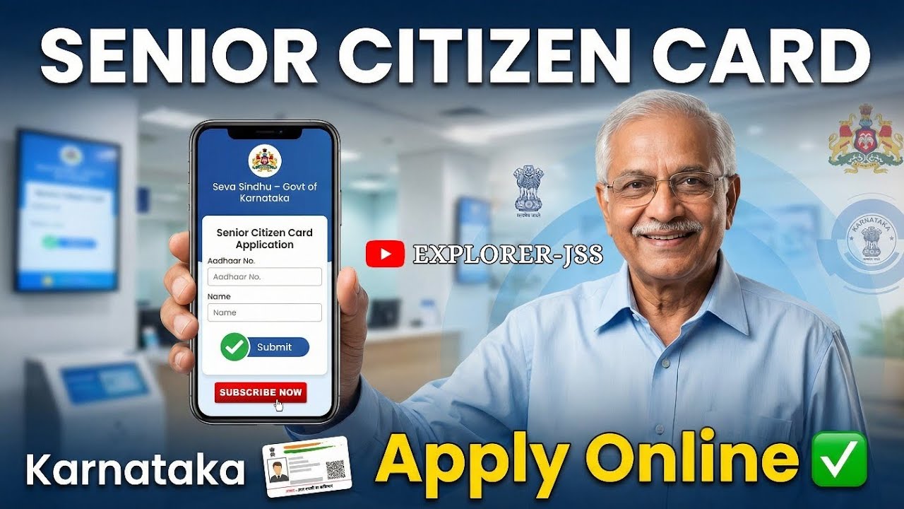 How to Apply for Senior Citizen Card Online | Seva Sindhu Karnataka | Step-by-Step Guide