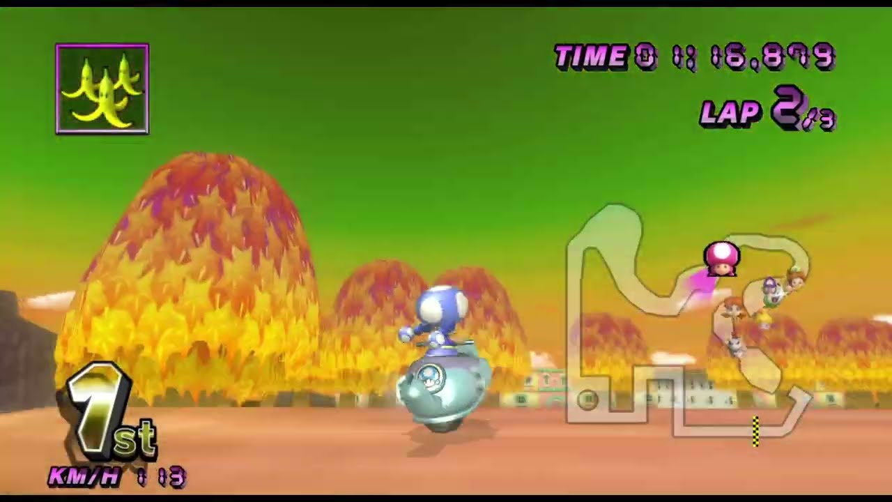 7 blue shells in 2 rounds - MKW