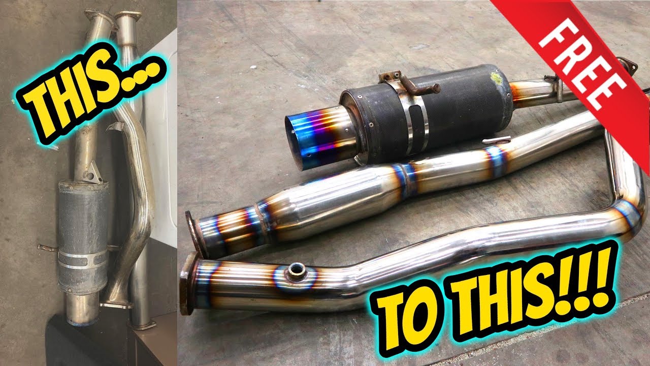 DIY CHEAP BURNT TIP EXHAUST!!!