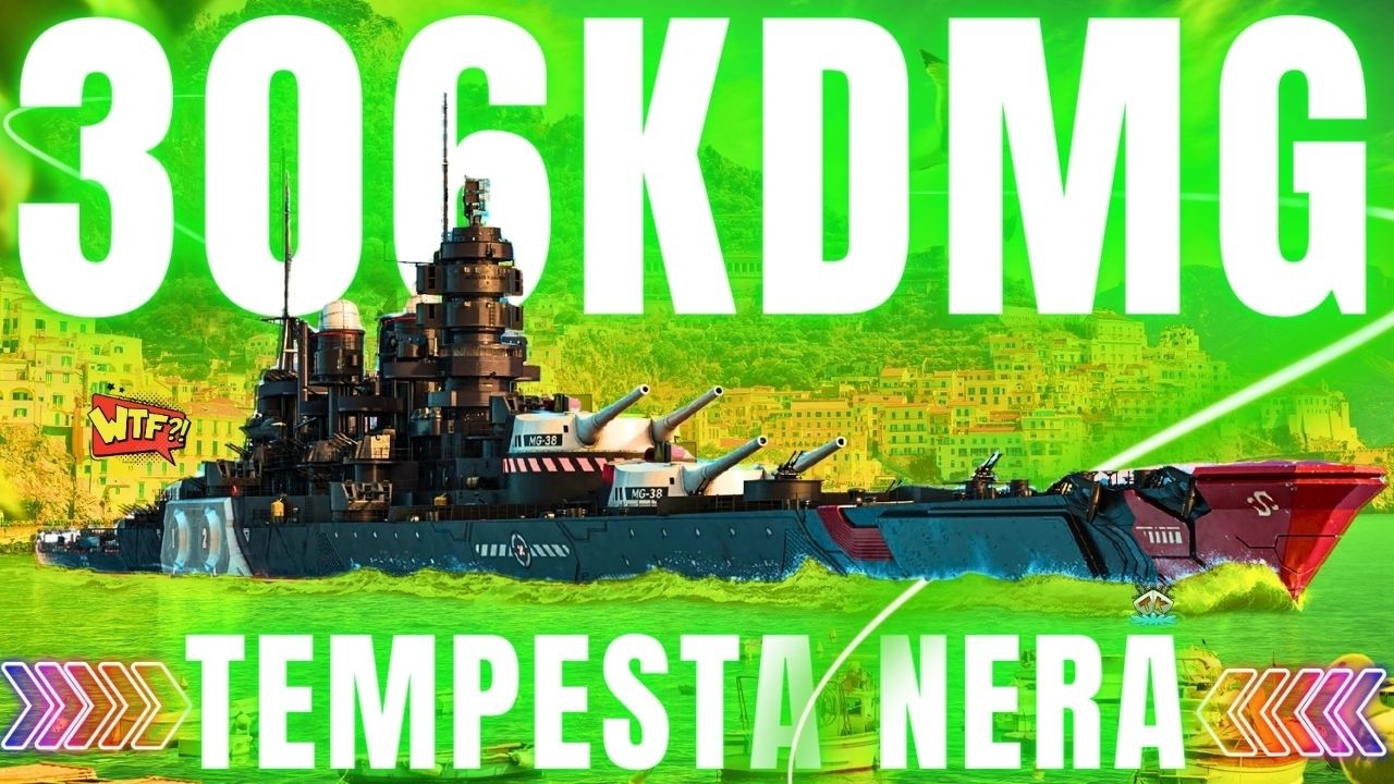 TEMPESTA NERA 324.000 SCHADEN 💀 | 300K Club | World of Warships 🚢