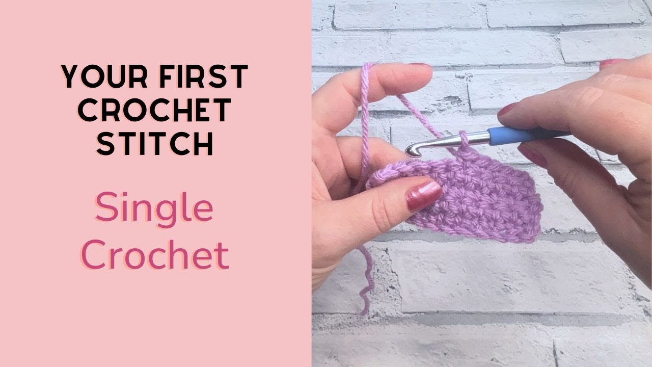 First Real Stitch - US Single Crochet, UK Double Crochet