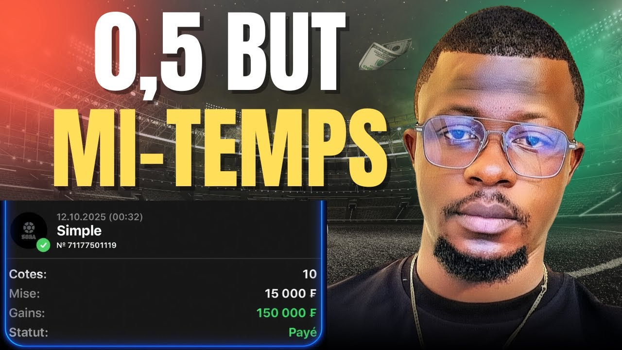 💣 Comment détecter un but assuré en première mi-temps avec une seule cote ? (100 % sans analyse)