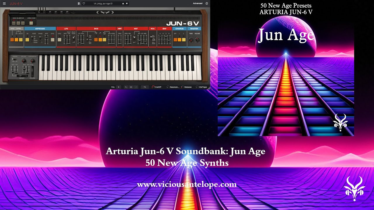 Arturia Jun-6 V Libary | Vicious Antelope - Jun Age