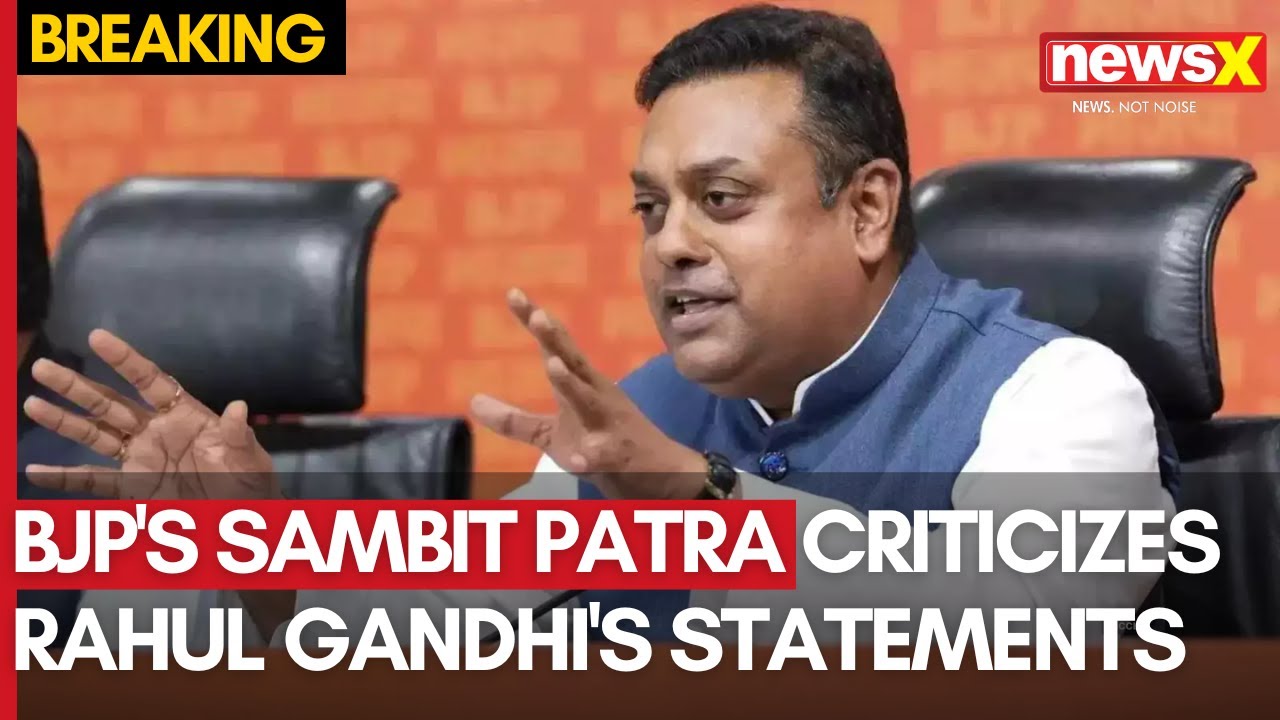 Breaking News | BJP MP Sambit Patra Slams Mallikarjun Kharge, Rahul Gandhi Over EVMs Claims | NewsX