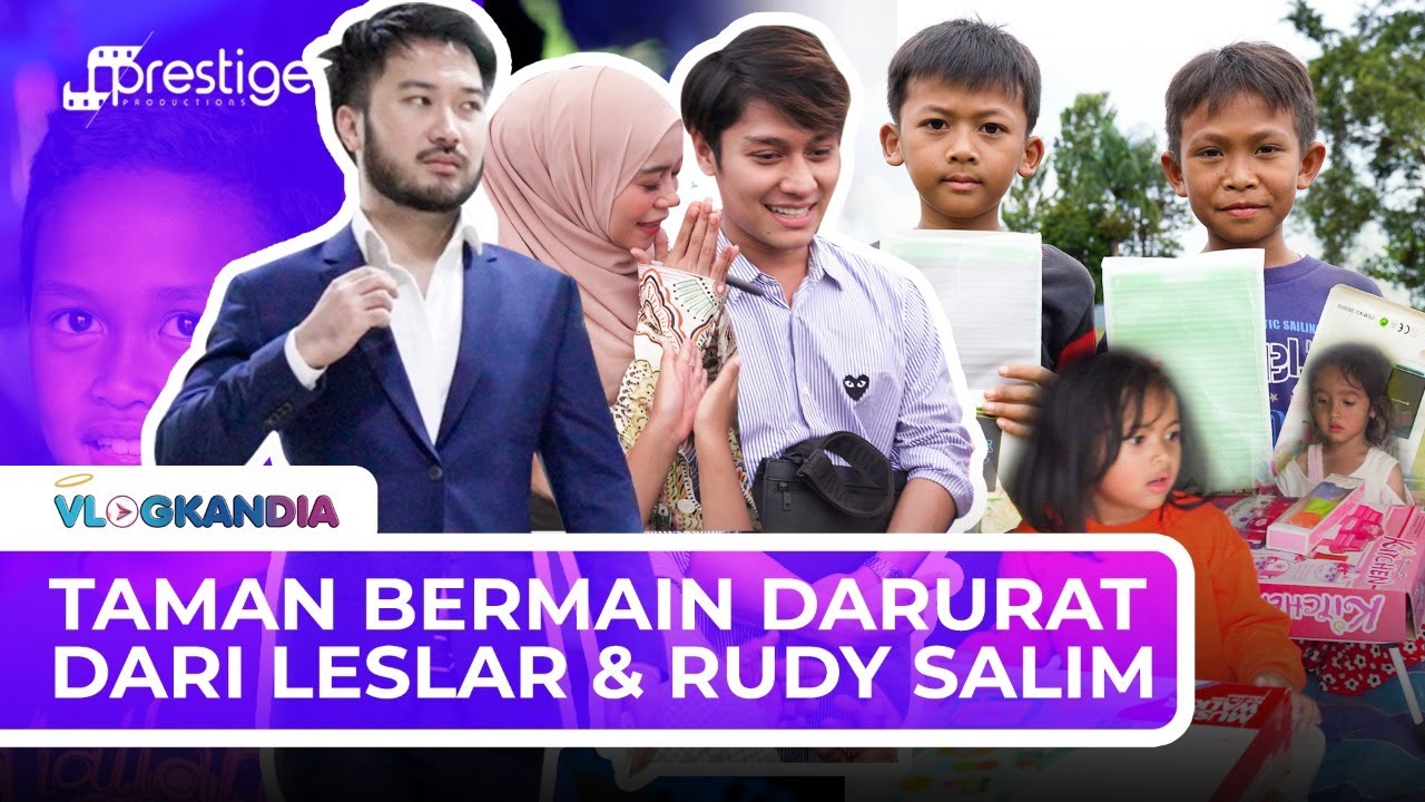 LESLAR & RUDY SALIM TERBANG KE CIANJUR UNTUK BANGUN TAMAN BERMAIN DARURAT! #prayforcianjur