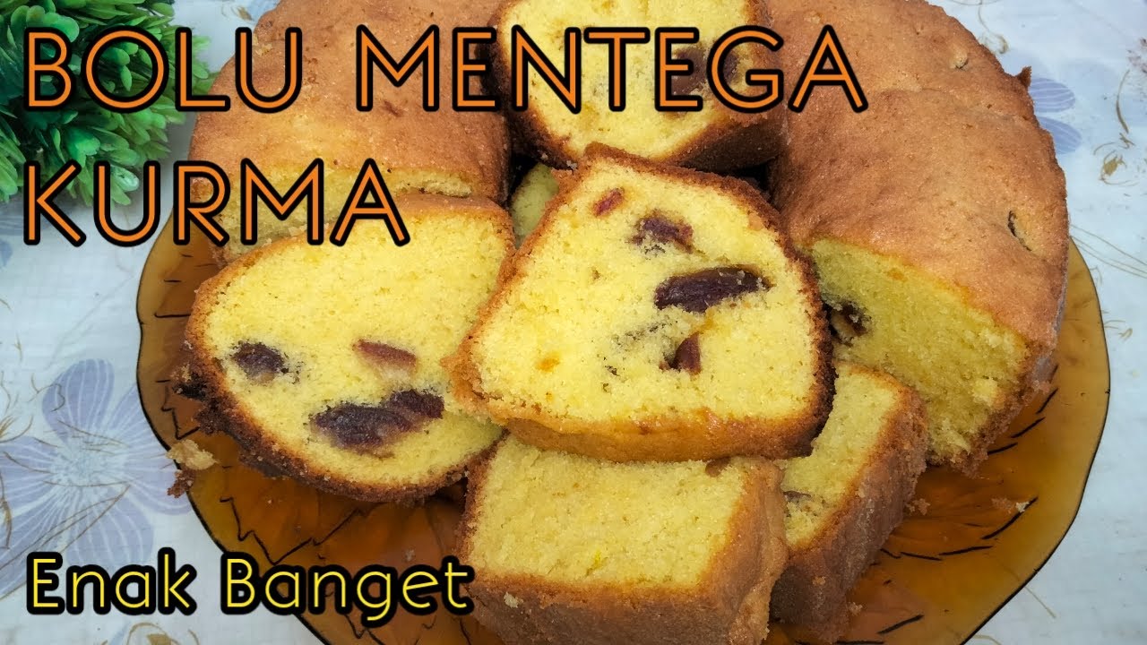 RESEP BOLU MENTEGA KURMA | BOLU MENTEGA KURMA BAKING PAN | Bolu jadul Baking Pan