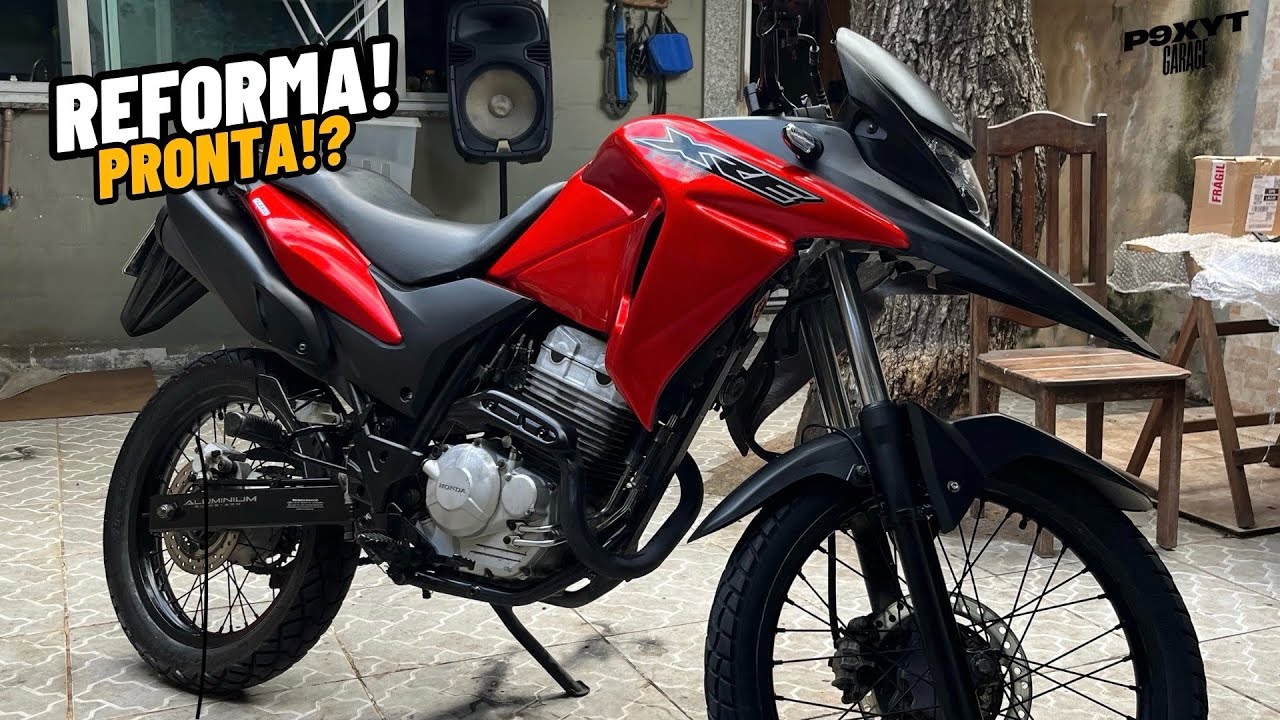 REFORMA DA XRE300 - TERMINEI O PROJETO!? #final 