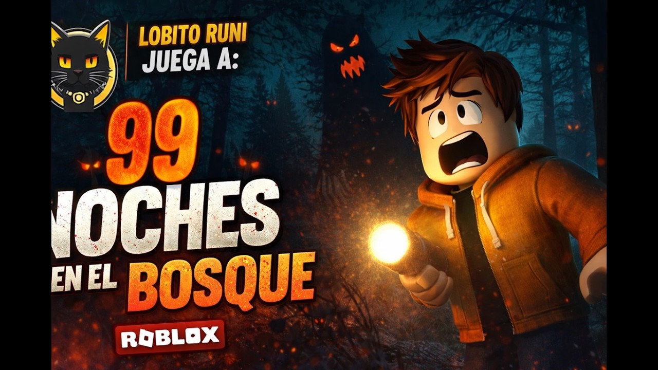 😱 SOBREVIVÍ 99 NOCHES EN EL BOSQUE en ROBLOX… y PASÓ ESTO
