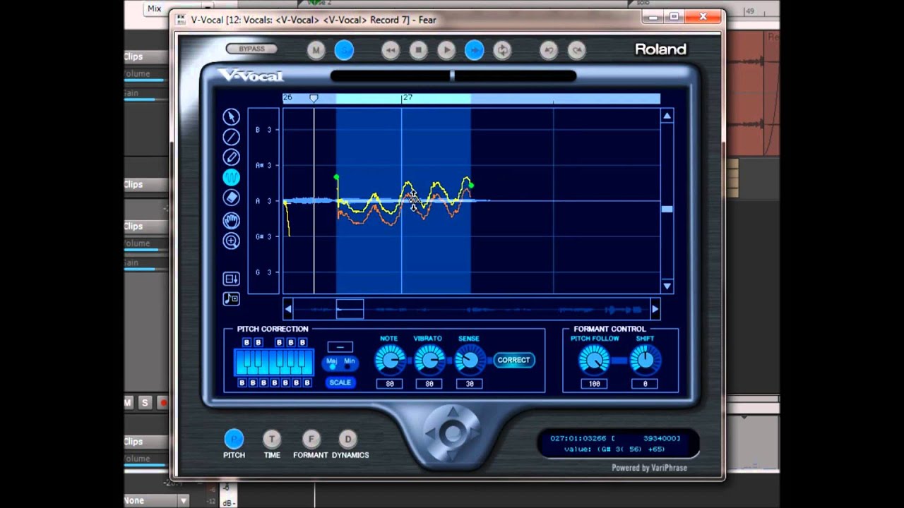 Basic V-Vocal Tutorial For Sonar X1 Producer Edition (Pt 2)