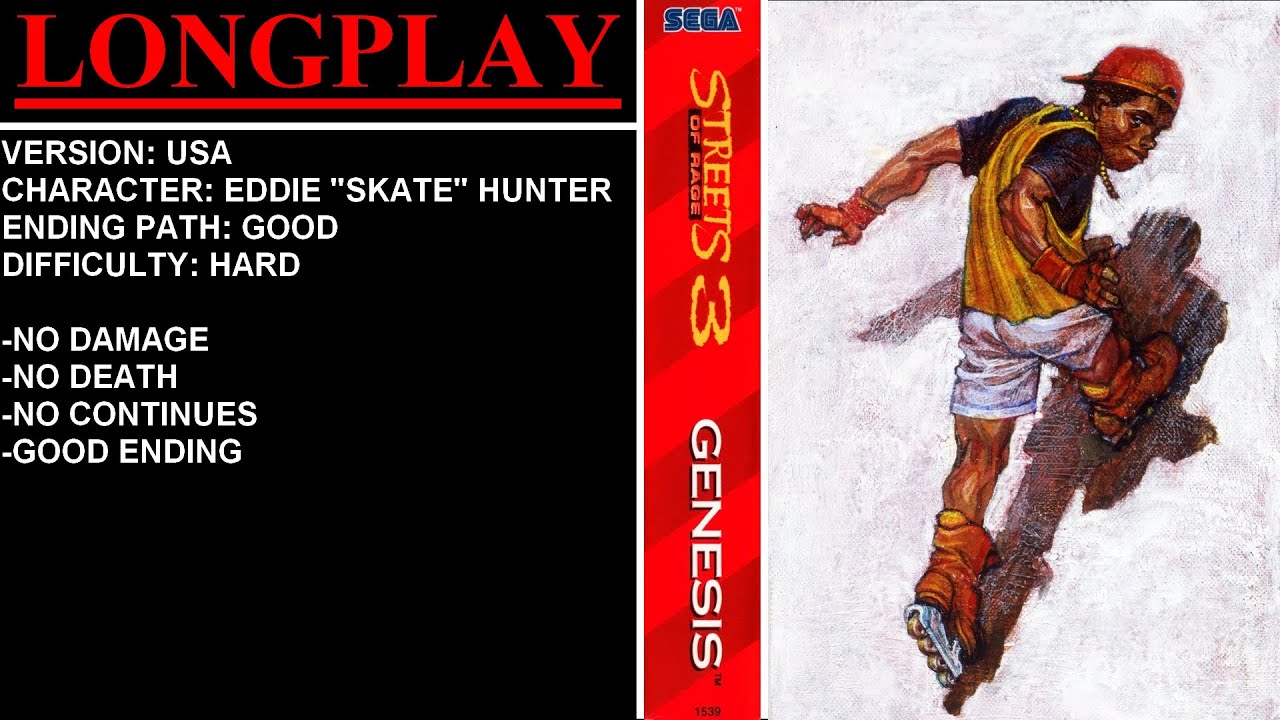 Streets of Rage 3 [USA] (Sega Genesis) - (Longplay - Eddie 
