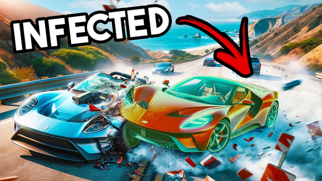 BeamNG INFECTION But We Have 1 Minute To Hide OR DIE