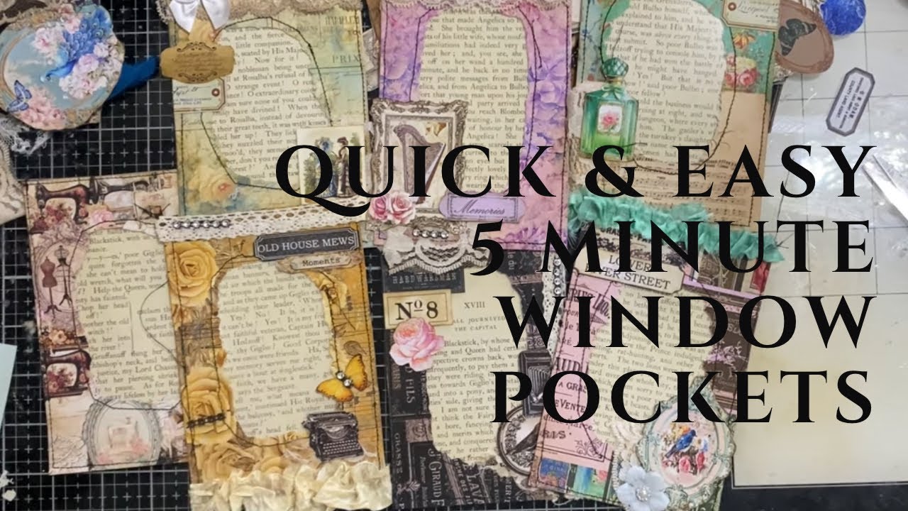 5 Minute Quick & Easy Window Pockets