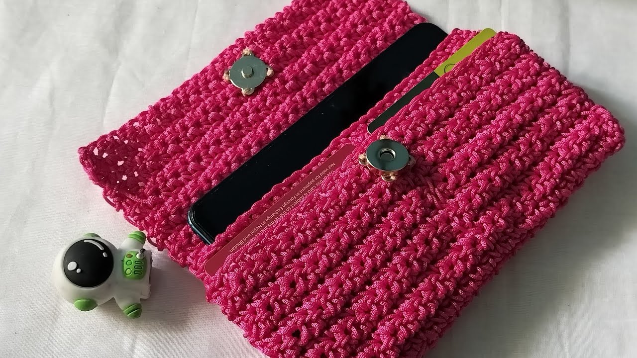 Crochet wallet - easy pattern for beginners