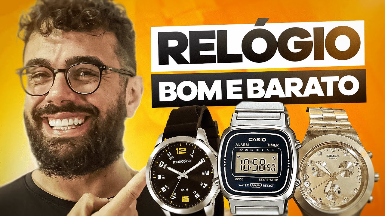 as 12 MELHORES MARCAS de REL&Oacute;GIOS MASCULINOS BARATOS para 2026