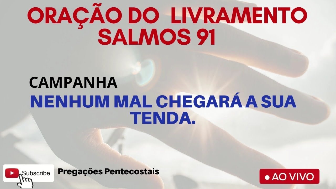 Oração Ao vivo de Poder e cura  PASTORES EM ORAÇÃO A DEUS