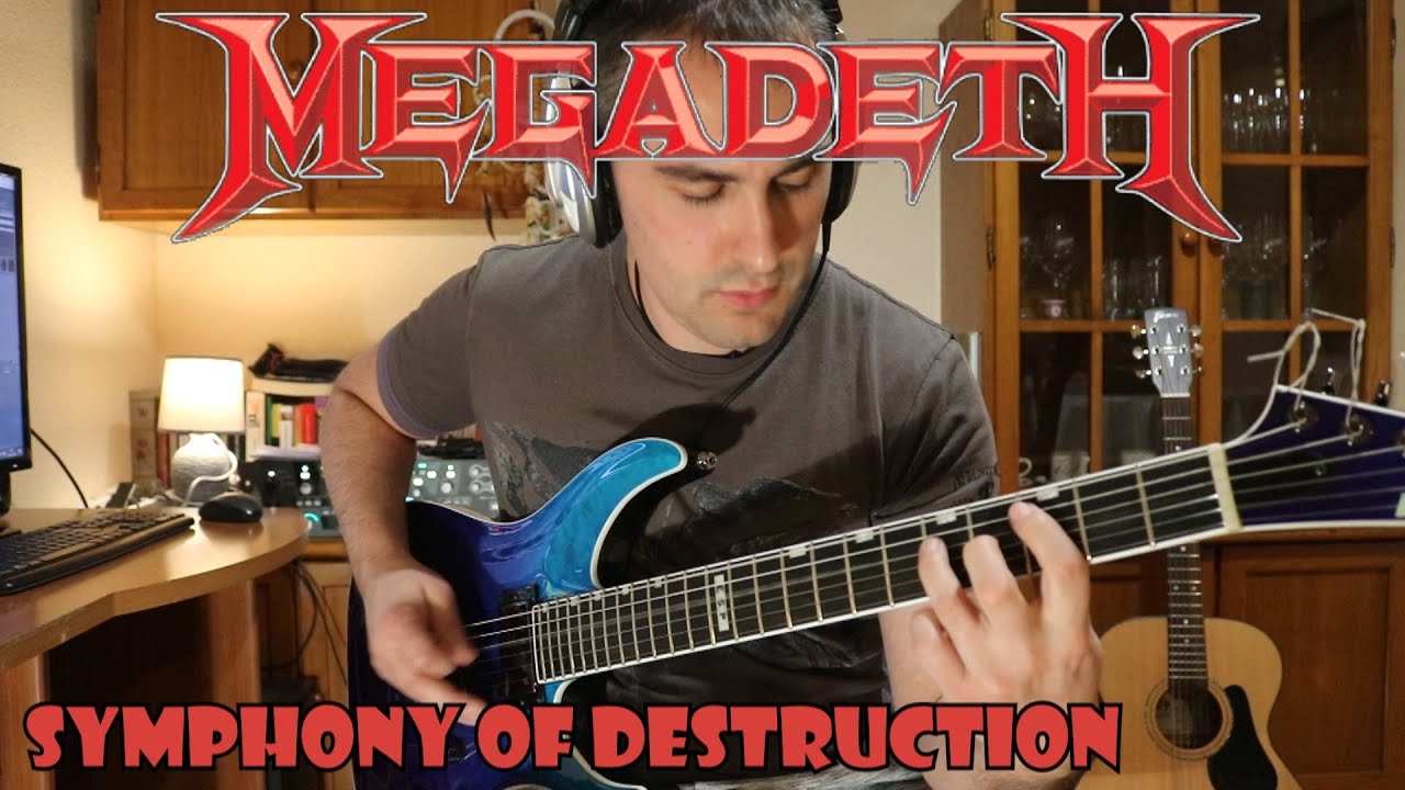 MEGADETH - SYMPHONY OF DESTRUCTION 🎸 Guitar Cover Aitor Epas Guitar 😜