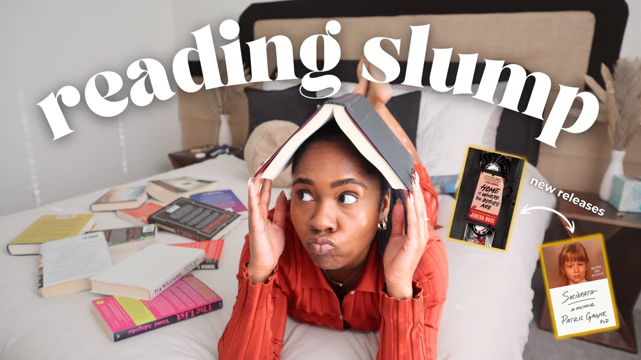 Mood reading to get out of a reading slump 💖 📖| Reading Vlog (new releases, traveling + book haul)