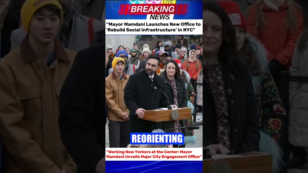 Mayor Mamdani announces a new Office of Mass Engagement to rebuild social infrastructure citywide..