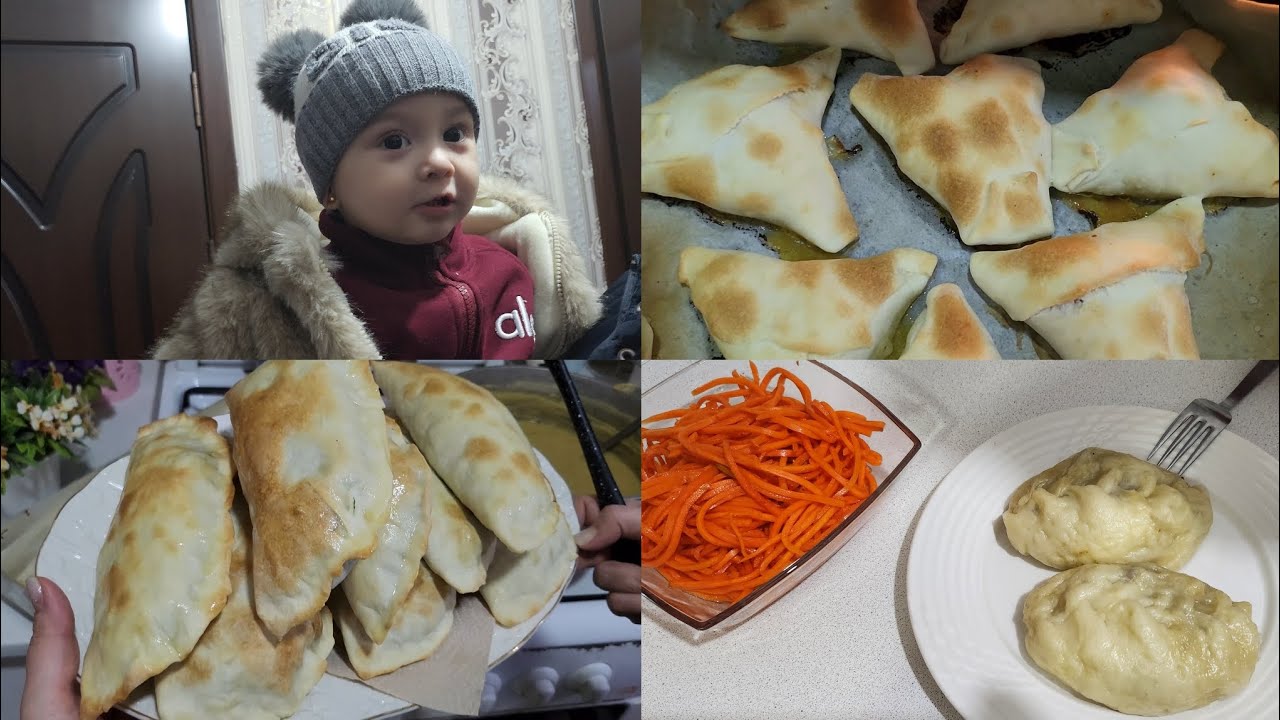 VLOG - SO'QOQ SOMSA & OLOT SOMSA MAZASI mmm😋 UJINGA MAZALI PEGODI🥟 BOLLA BUVISINI KORGANI BORISHDI👫🥰