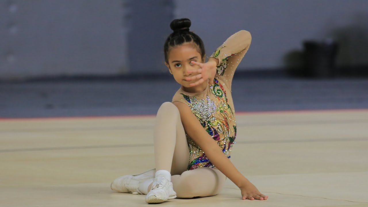 كنزي عمرو مركز اول❤️دهب❤️بطولة الجمهورية ٨ سنوات جمباز ايروبك 4/2/2023 الحمدلله♥️ Gymnastics Aerobic