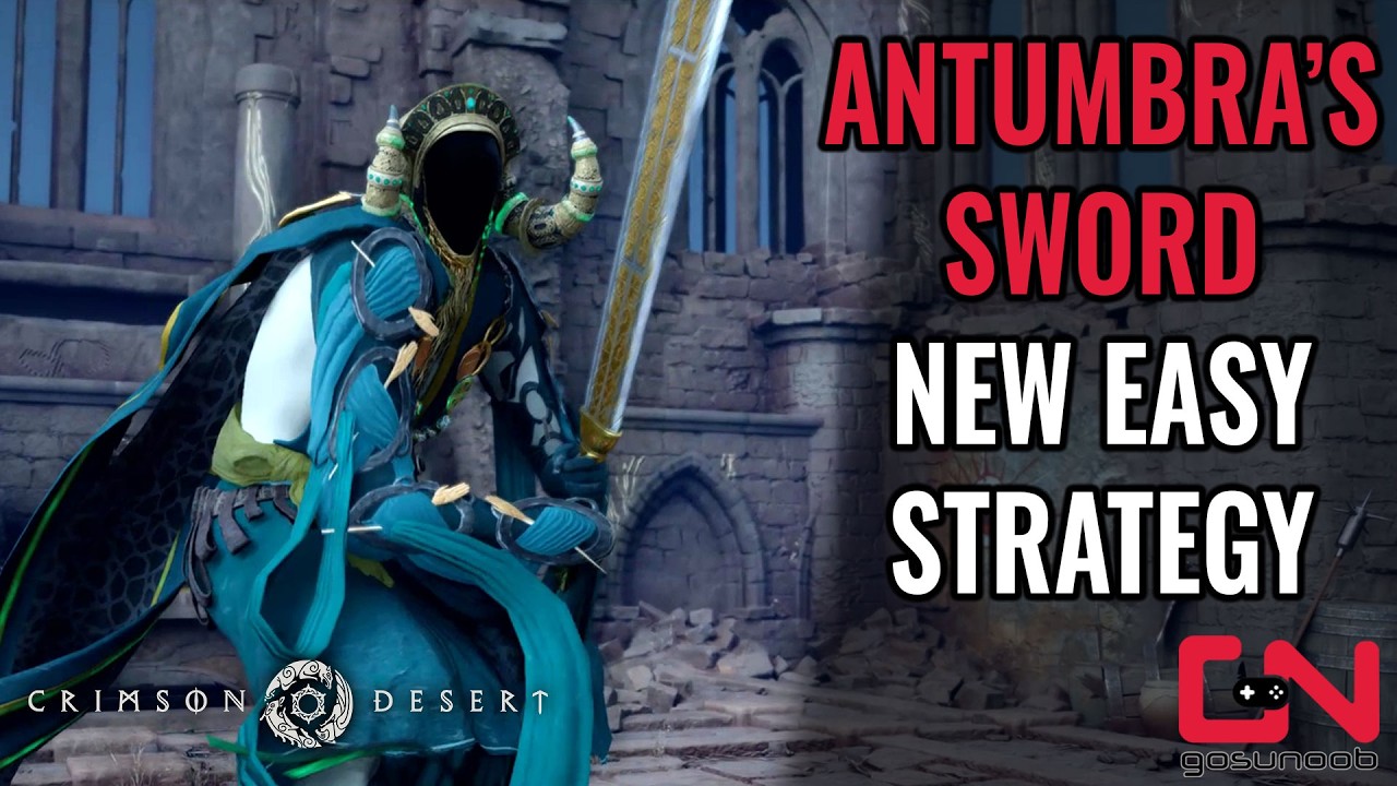 Crimson Desert Antumbra's Sword EASY Boss Fight Strategy | How to Defeat Antumbra's Sword