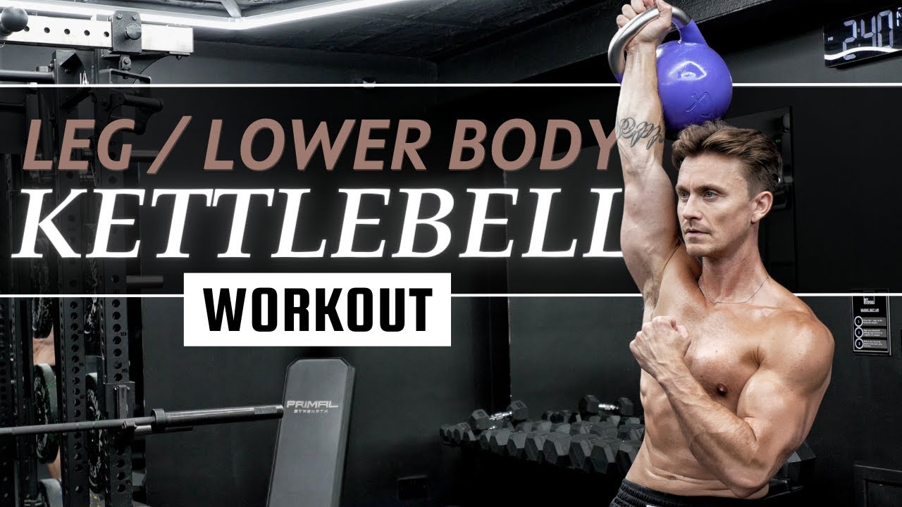 Build Strong Legs at Home  | 20-Min Kettlebell Leg Workout