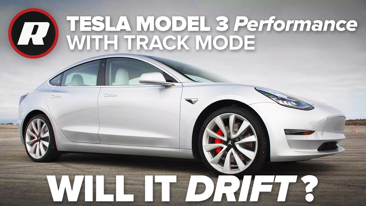 Testing the Tesla Model 3's new Track Mode: Will it drift?