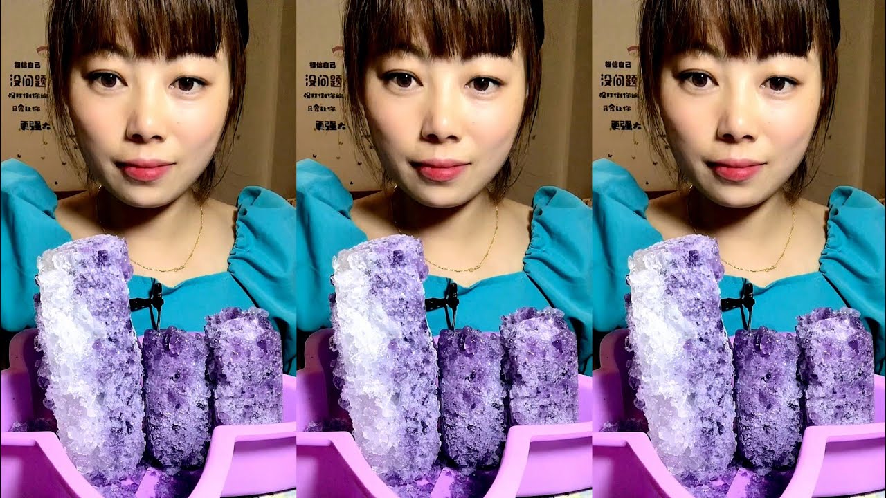 ASMR SHAVED ICE EATING / ICE EATING
