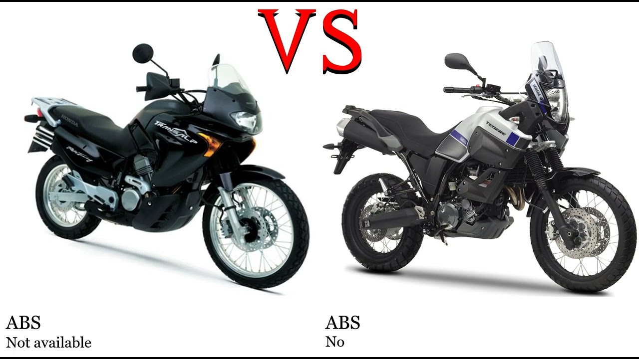 Honda XL 650 Transalp vs Yamaha XTZ 660 Tenere Test specification comparison